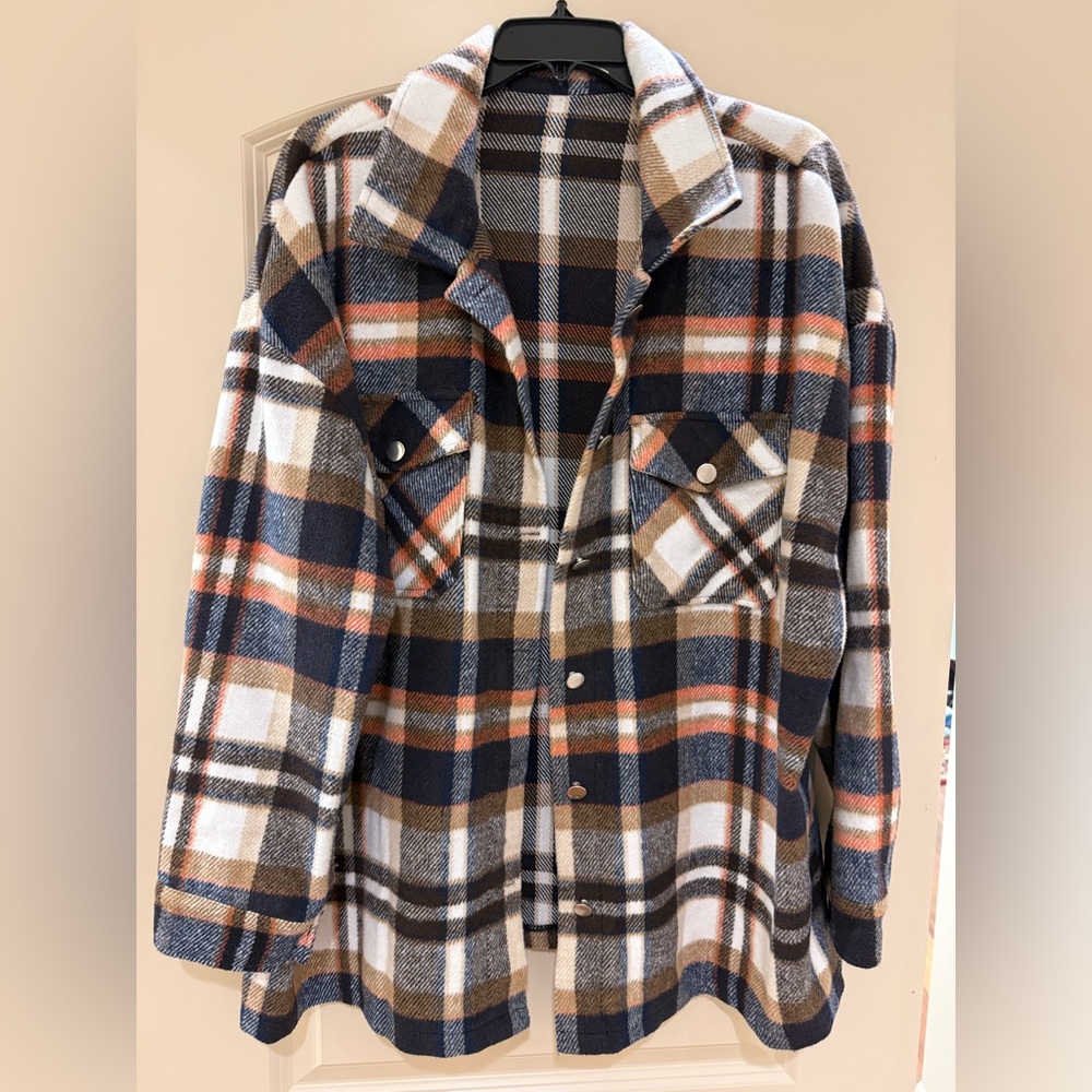 Brand new never worn flannel shirt 2X